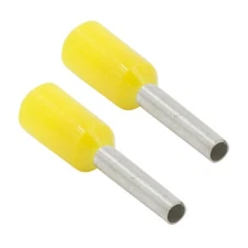 Install Bay FVYL18 Yellow 18 GA Ferrules - Package of 100