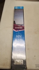 23" x 42" Standard Vinyl Mini Blind Oyster Style # 5115B (V)