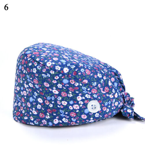 Unisex Nurse Doctor Hat Surgical Scrub Cap Medical Dentist Teeth Dental Cap UK - Picture 40 of 111