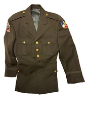 Vintage 60s 70s University Wisconsin Army ROTC Kalan Men's Dress Uniform Jacket