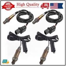 4PCS Oxygen Sensor For BMW 2003-2006 325CI 2.5L 330CI 3.0L Upstream+Downstream