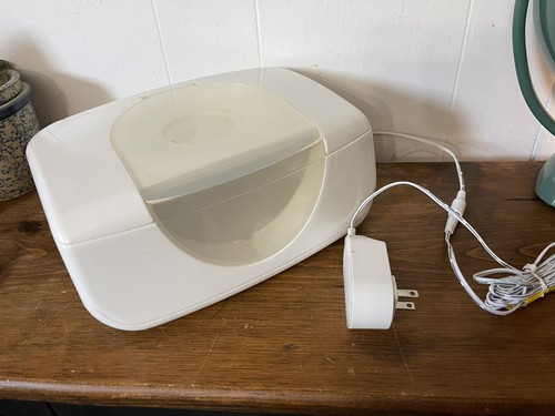 Baby Wipe Warmer Dispenser Electric Diaper Wipes Warmer White