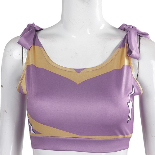 Lollipop Chainsaw Juliet Starling Cosplay Costume Blue Pink Purple Tops Skirt - Picture 21 of 24
