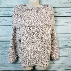 fuzzy off the shoulder sweater dress