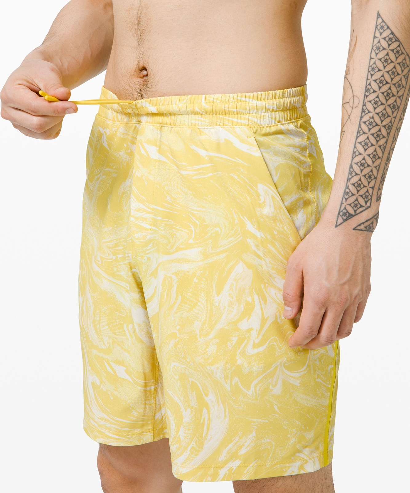 NWT ! RARE ! Lululemon Pace Breaker Short 9" Linerless Virtual Reality Soleil  M