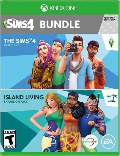 Los Sims 4 Plus Island Living Paquete - Xbox One NUEVO Sellado Envío Gratuito - Imagen 1 de 1