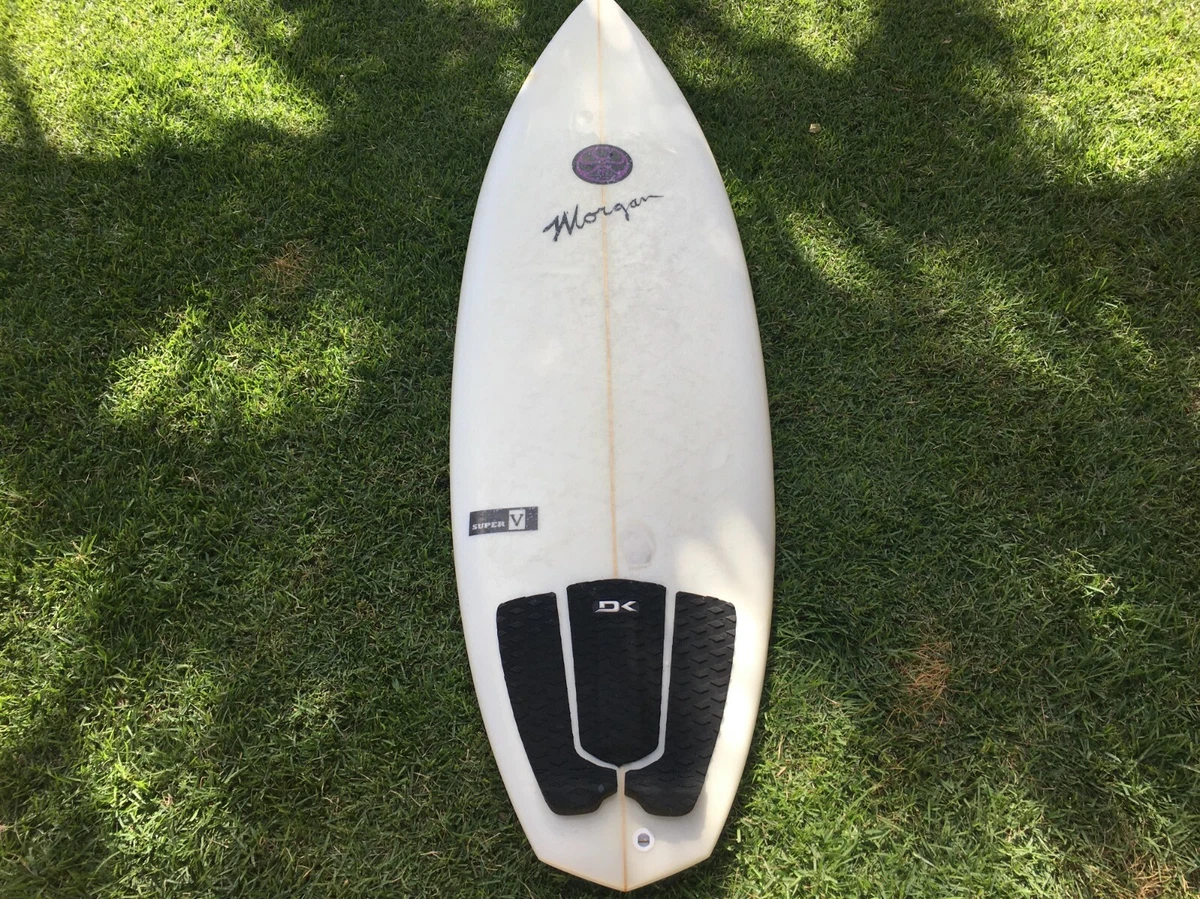 White HIC Morgan Super V Short Surfboard