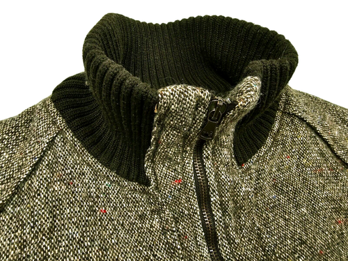 *HOT VINTAGE ITALY UNISEX DOLCE & GABBANA @ BOMBER BROWN WOOL Jacket XL (*Fit M) - Picture 4 of 16