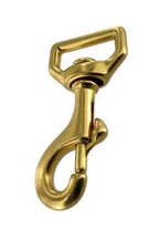 Swivel Snaps Brass Plated 1โ Horses Reins, Dog leash, Leather ~ Made in USA