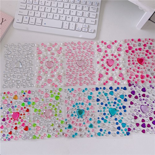 Lot Autocollants Et Embellissements Anniversaire – Crafter's Square – Papier 3D Pierres Précieuses