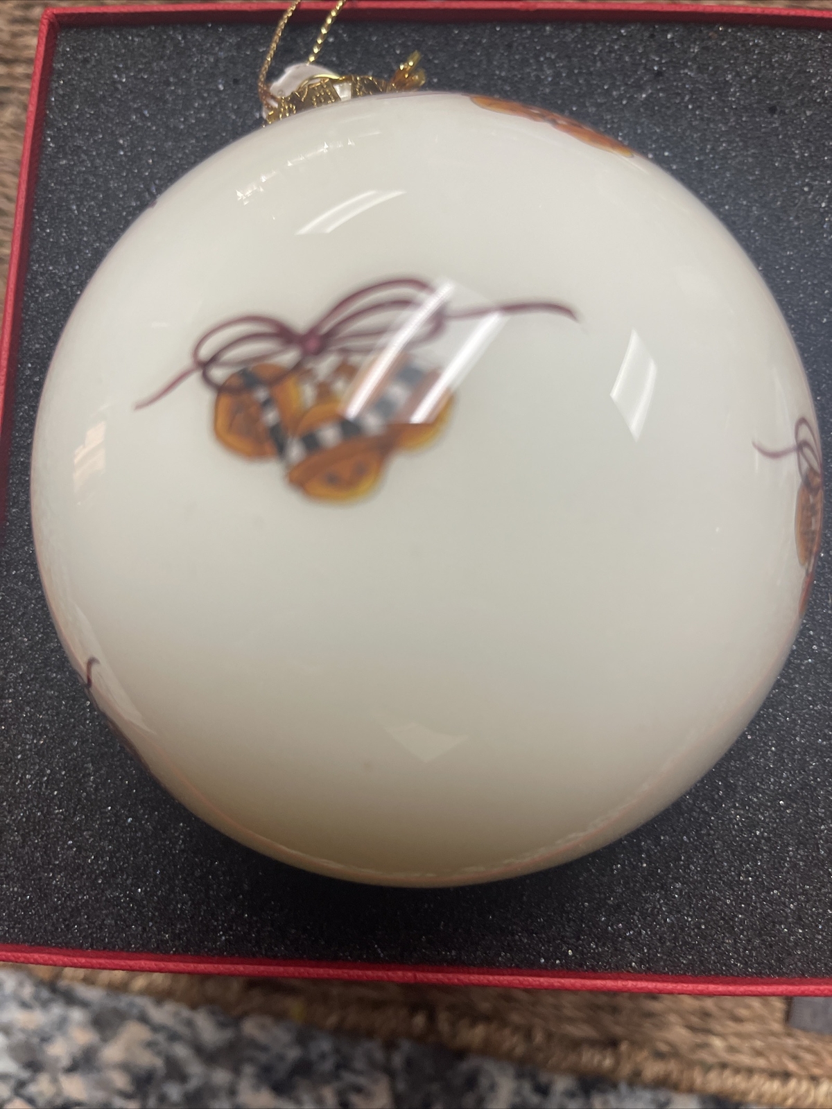 12 Days of Christmas Ornament Debbie Mumm - 7 Swans Swimming Mervyns 2000 VTG