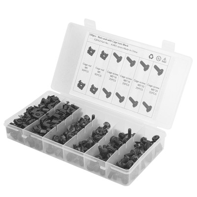 Carbon Steel Fasteners Higher Hardness Portable for Chassis Vehicles Cabinets Railways Nut Screw Set Premium Carbon Fiber Carbon Steel Fasteners Higher Hardness Portable for Chassis Vehicles Cabinets Railways Nut Screw Set Premium Carbon Fiber
