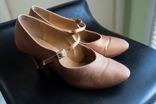 Supadance 1012 2.5" Heel Flesh Women's Ballroom Standard Dance Shoes US Size 5,5