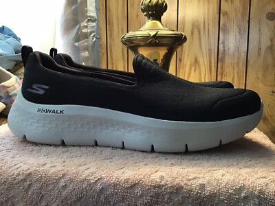 Skechers GO WALK Flex Vivid Energy Stretch Black Size 10