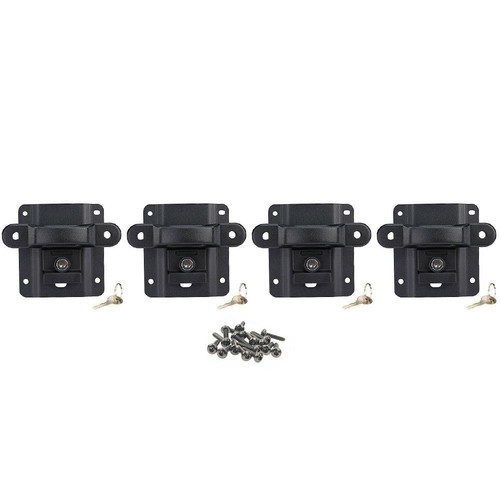 4 Set Locking Bed Tie Down Cleats Anchors Interface Plates For Ford 4 set locking bed tie down cleats anchors interface plates for ford