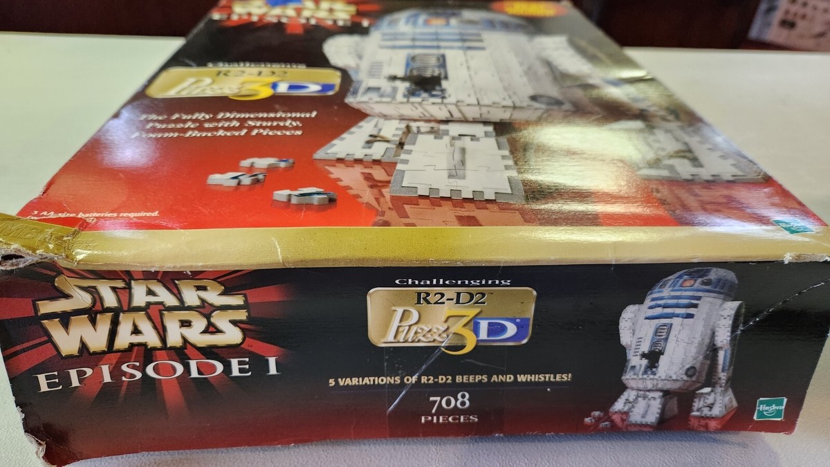 スターウォーズ R2-D2 PUZZ 3D 708ピース【新品未開封品】 Star Wars Episode 1 R2-D2 708 pc 3d Puzzle w/Sound Phantom