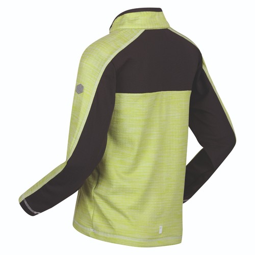 Regatta Hewley Stretch Fleecepullover Midlayer Fleece Funktions Oberteil Lime - Bild 3 von 4