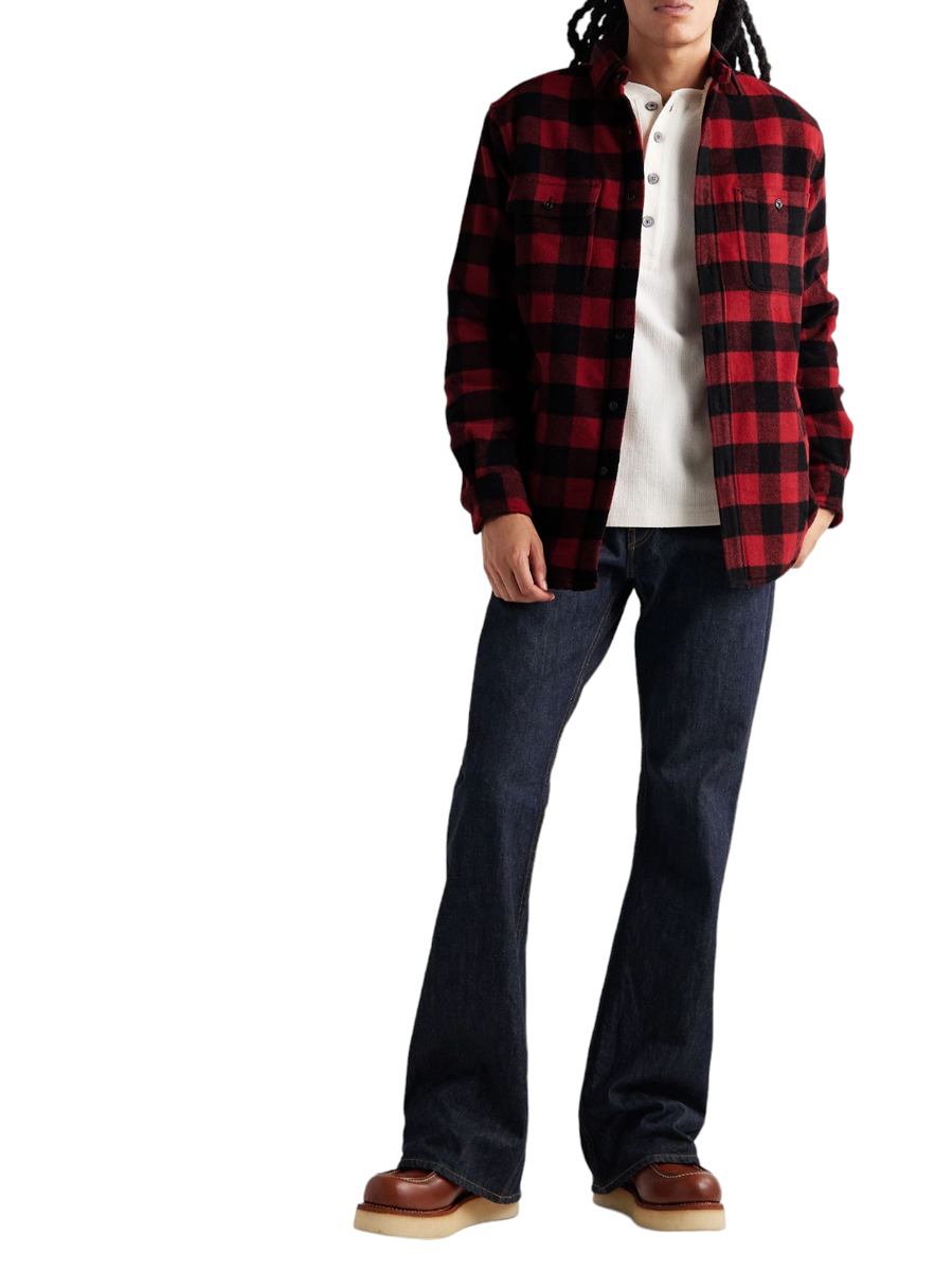 Polo Ralph Lauren Buffalo Check Wool Sherpa Fleece Lined