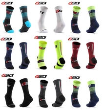 Gsidi Cycling Socks Crew High Quality Compression Men Bike Outdoor Size 39-45