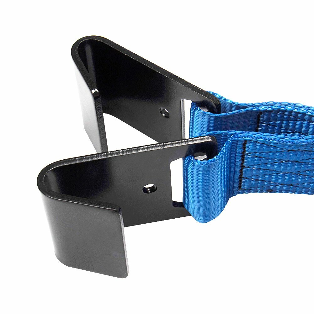 Tire Basket Straps 2-Pack Car - Adjustable Wheel Net Set For Towing & Dolly Use, 10,000 Lbs Break Strength Tow Straps - Foto 4