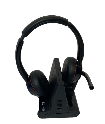 Plantronics Poly Savi W8220 W8220T Wireless Headset + WB200B Base & Power Supply - Zdjęcie 2 z 8