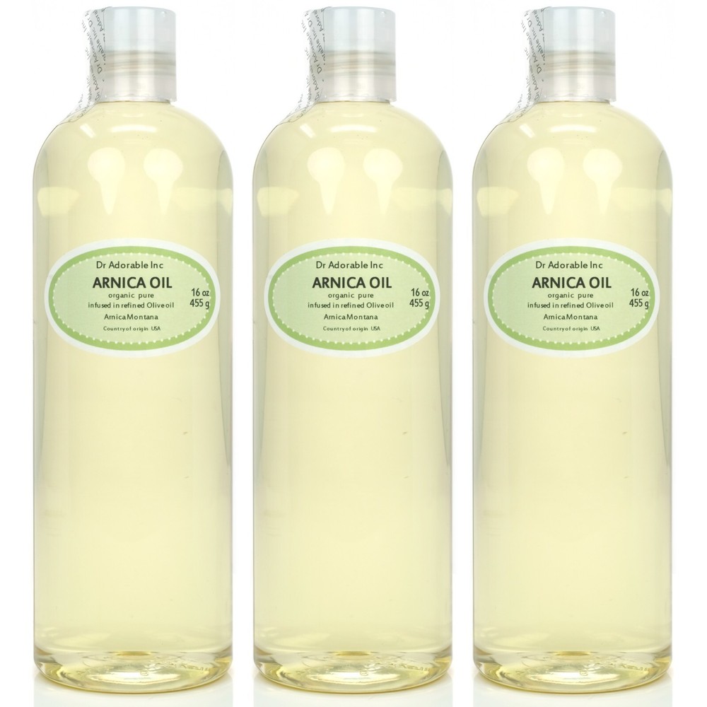 100% Pure Organic Cold-Pressed Arnica Oil 2 oz to 1 Gallon Free Shipping
