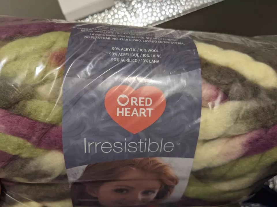 Red Heart Irresistible Charisma Yarn unopened brand new still in package - image 3 of 4