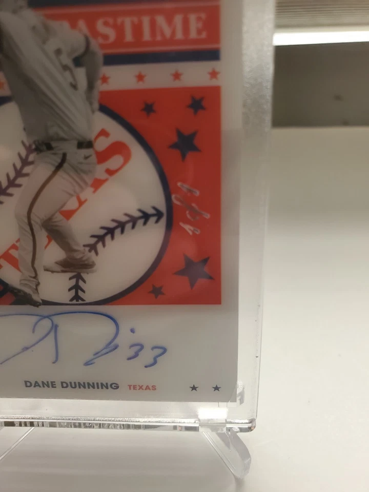 2021 Panini Chronicles DANE DUNNING Boys Of Summer Pastime Autograph 1 of 1. - Image 2 of 4