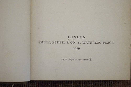 Robert Browning Dramatic Idyls First UK Edition 1879 - Foto 6 di 8
