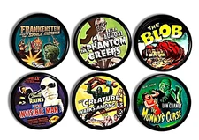 Classic Horror Movie Home Theater Cabinet Knob Set, Retro Gothic Dresser Drawer 