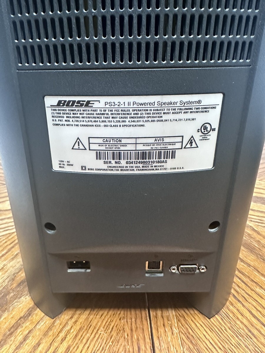 スピーカー・ウーファー BOSE GS321 Series II speaker system Amazon.com: Bose(R) 321 GS Series II DVD Home Entertainment