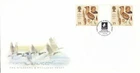 Wildfowl Wetland Trust GUTTER PAIR GB FDC Slimbridge 1996 (52355)