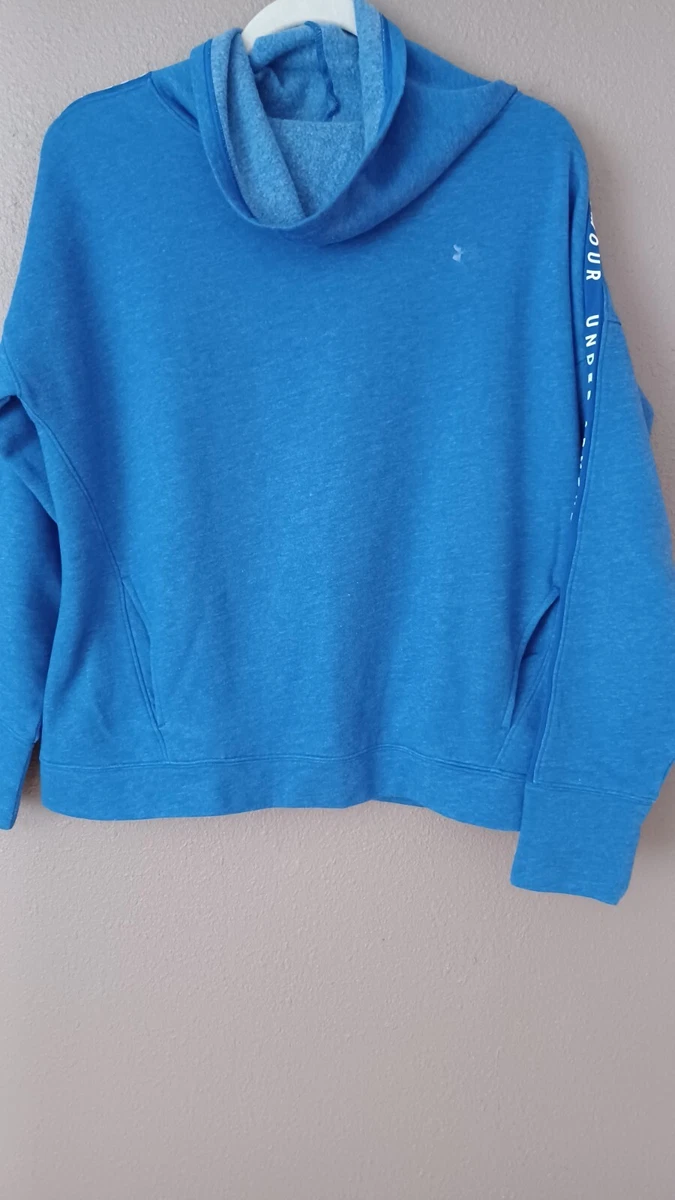 Under Armour Turtleneck Sweatshirt Womens Size LG Blue