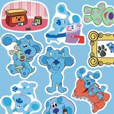 Blues Clues Themed Scrapbook/Skateboard Vinyl Sticker Set Of 50 Pieces