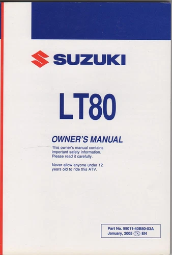 MANUAL, OWNER'S *{MODEL K6 P3}*