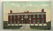 Armory Haverhill Massachusetts postcard 1915 RPPC