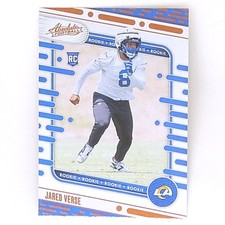 2024 Panini Absolute Football Jared Verse Las Angeles Ram Bronze Foil RC #119