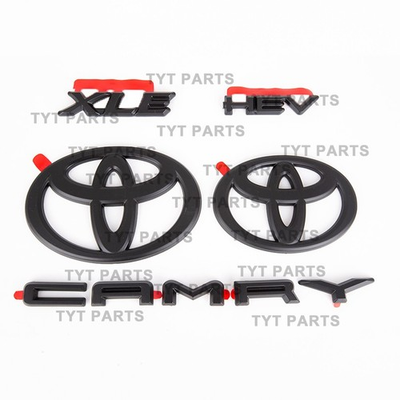 #ad NEW TOYOTA 2025 CAMRY HYBRID XLE HEV BLACKOUT EMBLEM OVERLAYS KIT SET FIT OEM $59.99