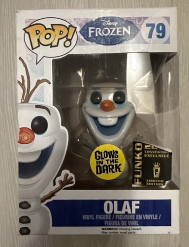 Funko Pop! 2014 Convention Exclusive Disney Frozen 79 Olaf Glow in the Dark