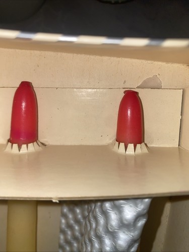 Vintage Wax 3D Roses hand-made Buttercup wax candles Town & country folk art - Picture 4 of 5