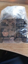 Decimal 0.5p half penny coins full £1 bag 200 coins