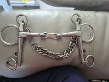 Jumpers Horse Line Pro Steel 5 1/2 Inch French Link Double Jointed Pelham / Curb