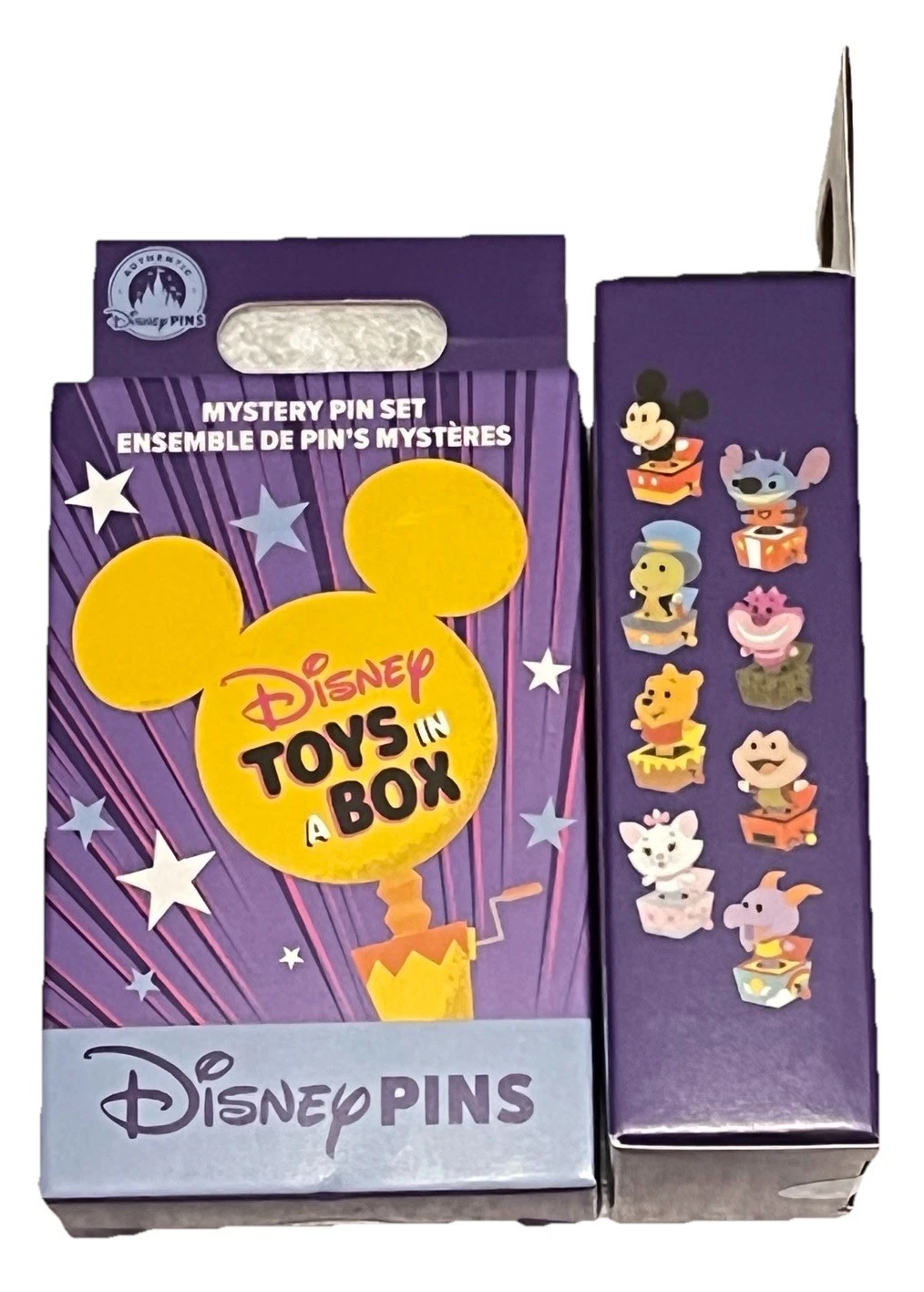 2025 Disney TOYS IN A BOX Pins Set of 2 Mystery Pins - SEALED BRAND NEW