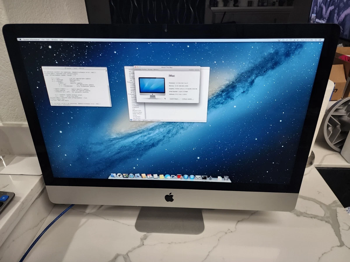 Apple iMac NVIDIA GeForce GTX 775M 16 GB RAM Apple Desktops & All