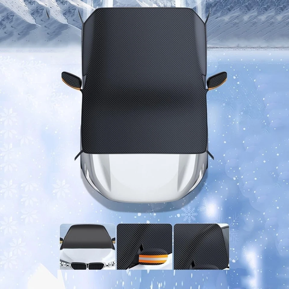 Car Windshield Snow Shield for Winter Car Cover Front Window anti Ice Frost Snow Foto 4 de 4