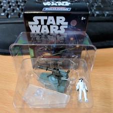 Jazwares Star Wars Micro Galaxy Squadron Stormtrooper mit E-Web Kanone Serie 3