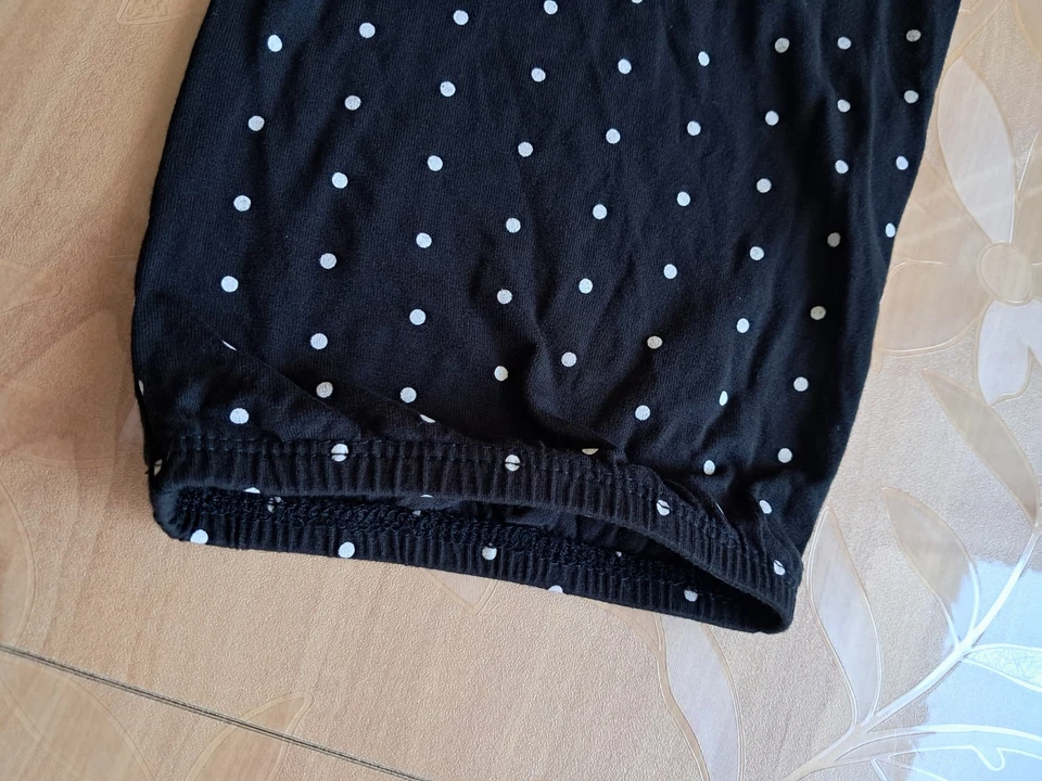 Tunique neuve taille 50-52 noir pois blanc - Photo 2/4