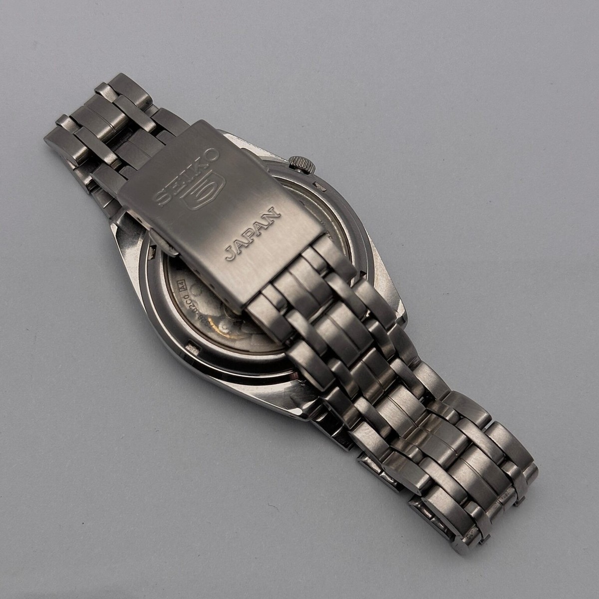 Seiko 5 Automatic 7S26-02C0 Railway Time Military Dial Vintage