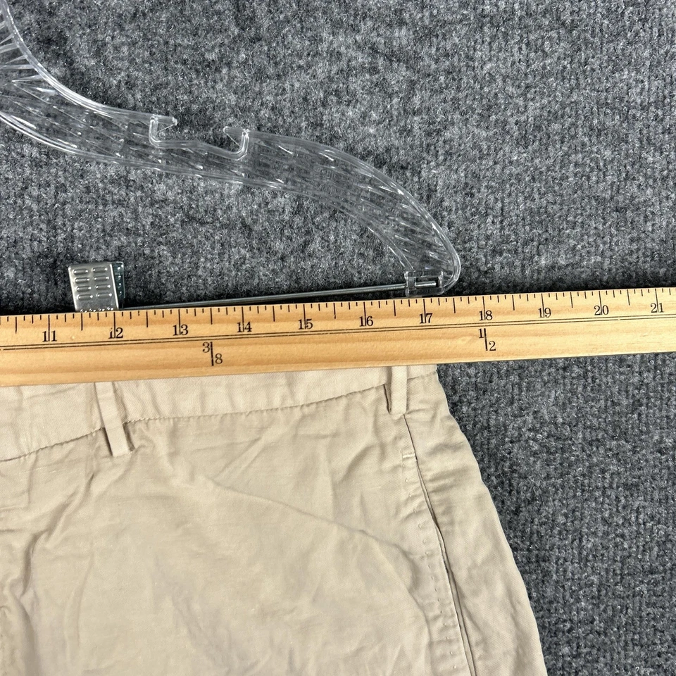 Шорты мужские Incotex 36 классический крой льняная смесь китайолино летние повседневные легкие - Изображение 4 из 4