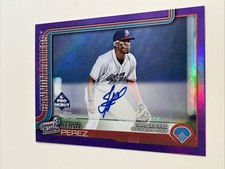 2025 Topps Pro Debut #PD-24 Jeral Perez /299 Auto Purple White Sox